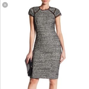 Rebecca Taylor tweed sheath dress size 4